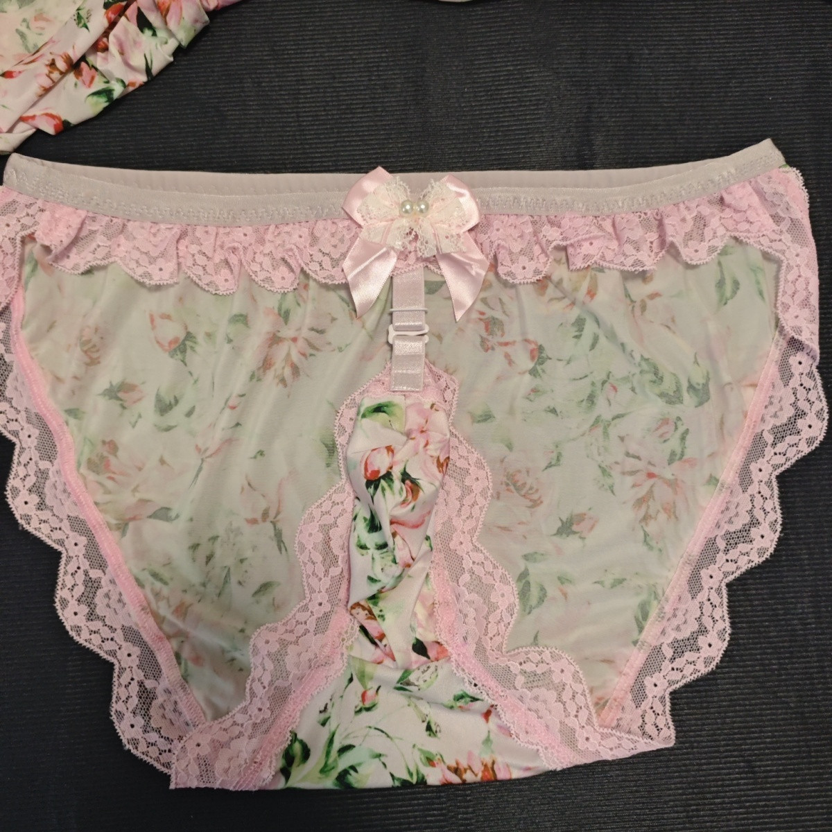 Elastic Lace Trim - Handmade Floral Sexy Cute Man Briefs