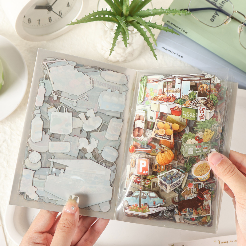 Embellishments For Scrapbooking - 20pcs/lot Die-Cut Stickers with Delicious Food