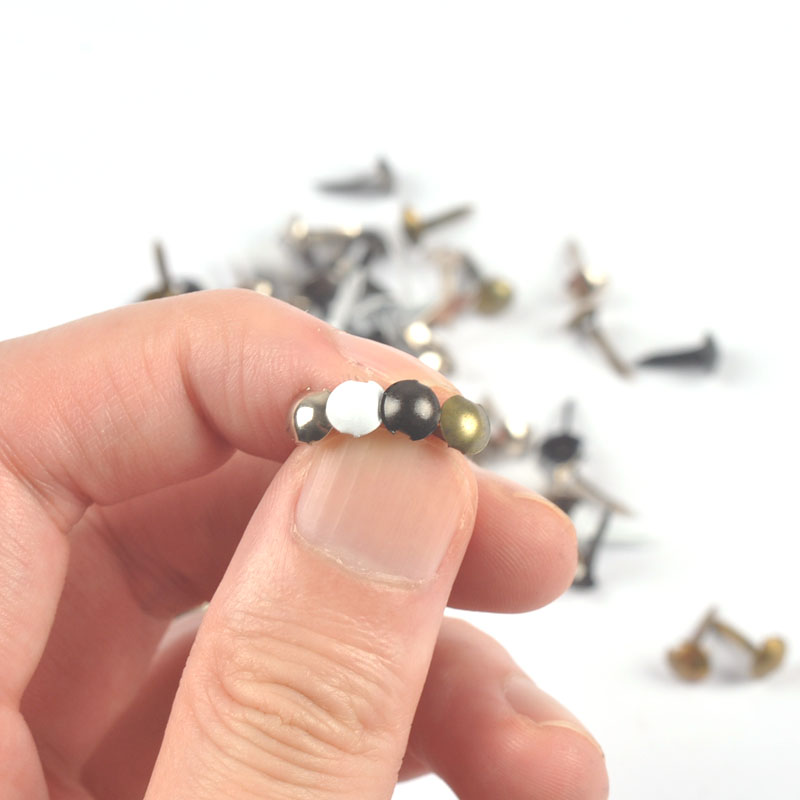 100pcs Mini Black White Metal  - Embellishments For Scrapbooking ulasan dan harga