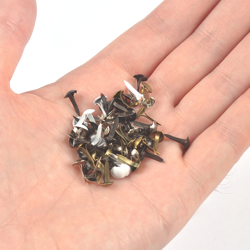100pcs Mini Black White Metal  - Embellishments For Scrapbooking ulasan dan harga