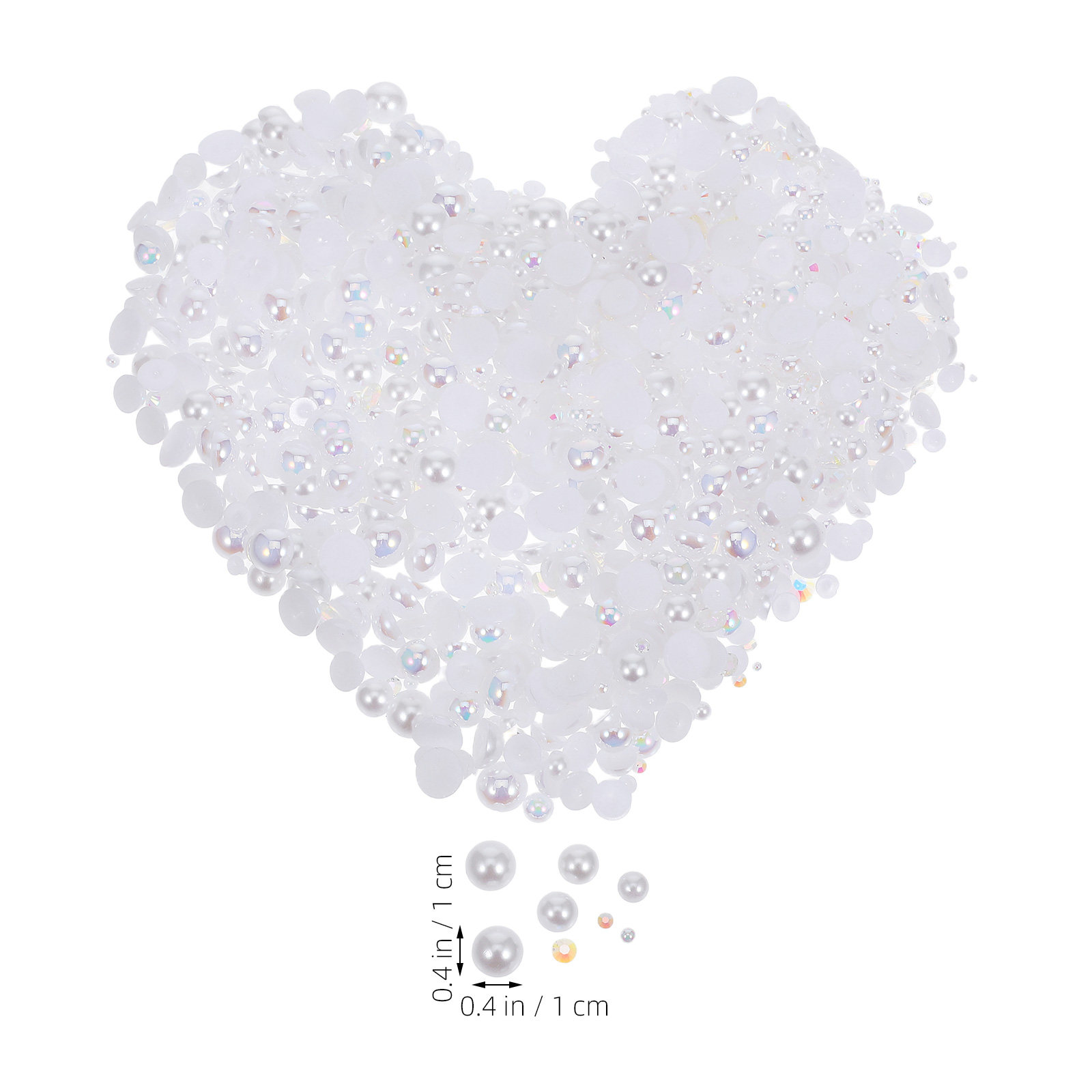 1Pack Pearl Resin Rhinestones  - Embellishment Glue Craft ulasan dan harga