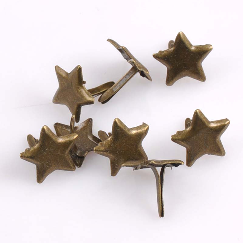 50PCs Mixed Pastel Star Brad S - Embellishments For Scrapbooking ulasan dan harga