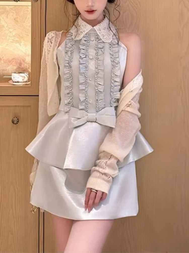 French Sweet Stain Harajuku Lo - Elastic Lace Trim ulasan dan harga