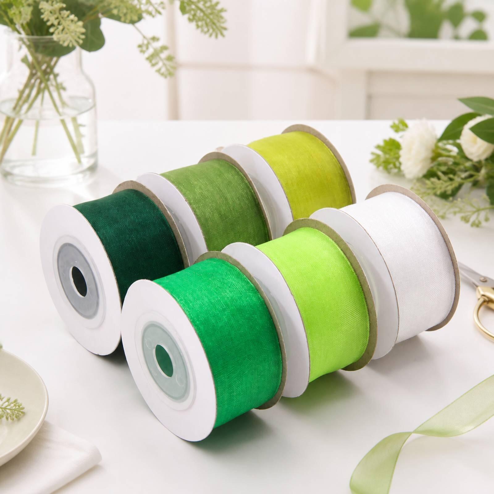 Translucent Nylon Craft Ribbon - Organza Ribbon Spool ulasan dan harga