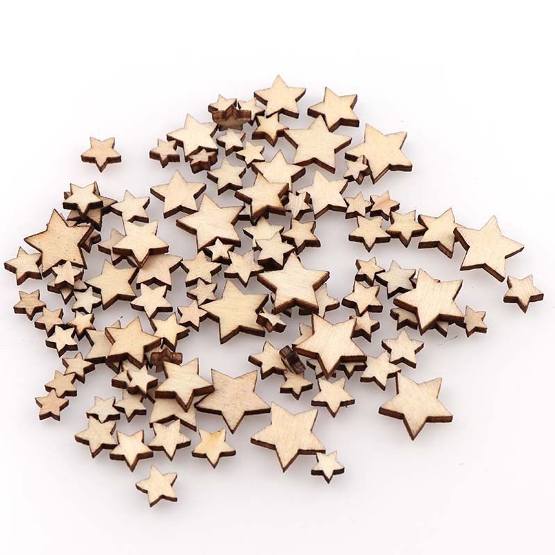 100Pcs DIY Size mixing Pentagr - Embellishments For Scrapbooking ulasan dan harga