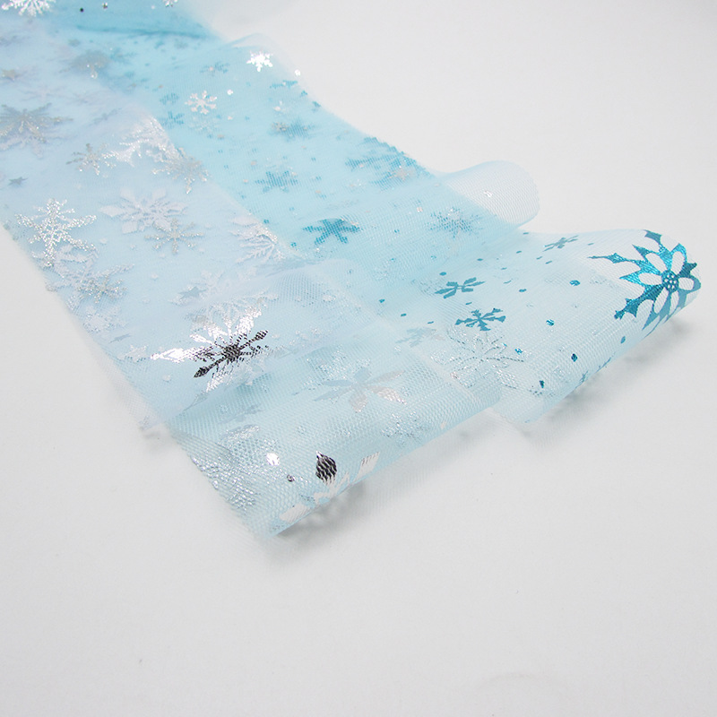 6cm*25yds Organza snow flower  - Organza Ribbon Spool ulasan dan harga
