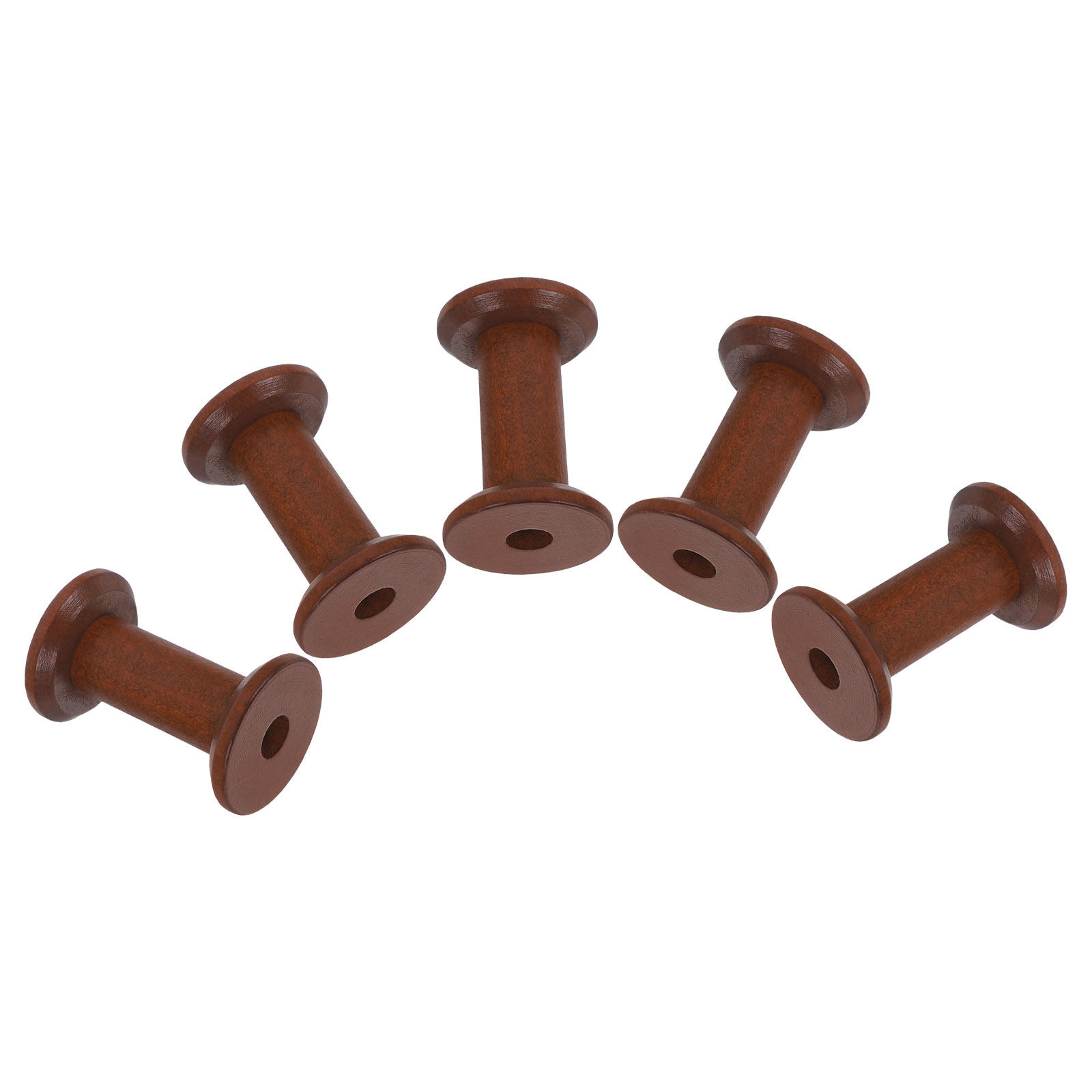 5Pcs Wooden Spools for Thread  - Embroidery Craft ulasan dan harga